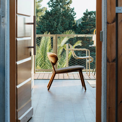 WU Lounge Chair in Walnut Natural Oil - Artisan | Milola