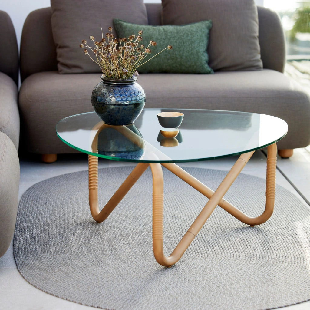 Wave Outdoor Coffee Table - Retro Modern Coffee Table - Cane-Line | Milola