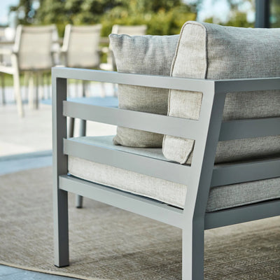 WELDON Outdoor-Ecksofa und Couchtisch