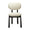 Bouclé beige (SIMPLE BEIGE) avec pieds noirs