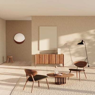WU Lounge Chair in Walnut Natural Oil - Artisan | Milola