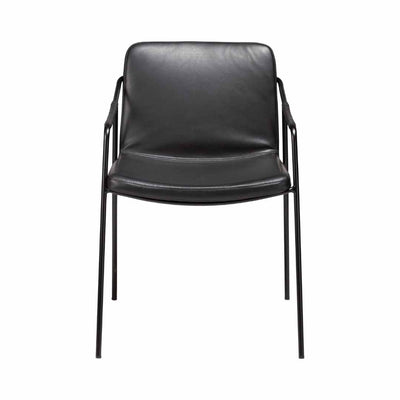 BOTO Armchair -Leather&Metal-Dining Furniture-Danform | Milola
