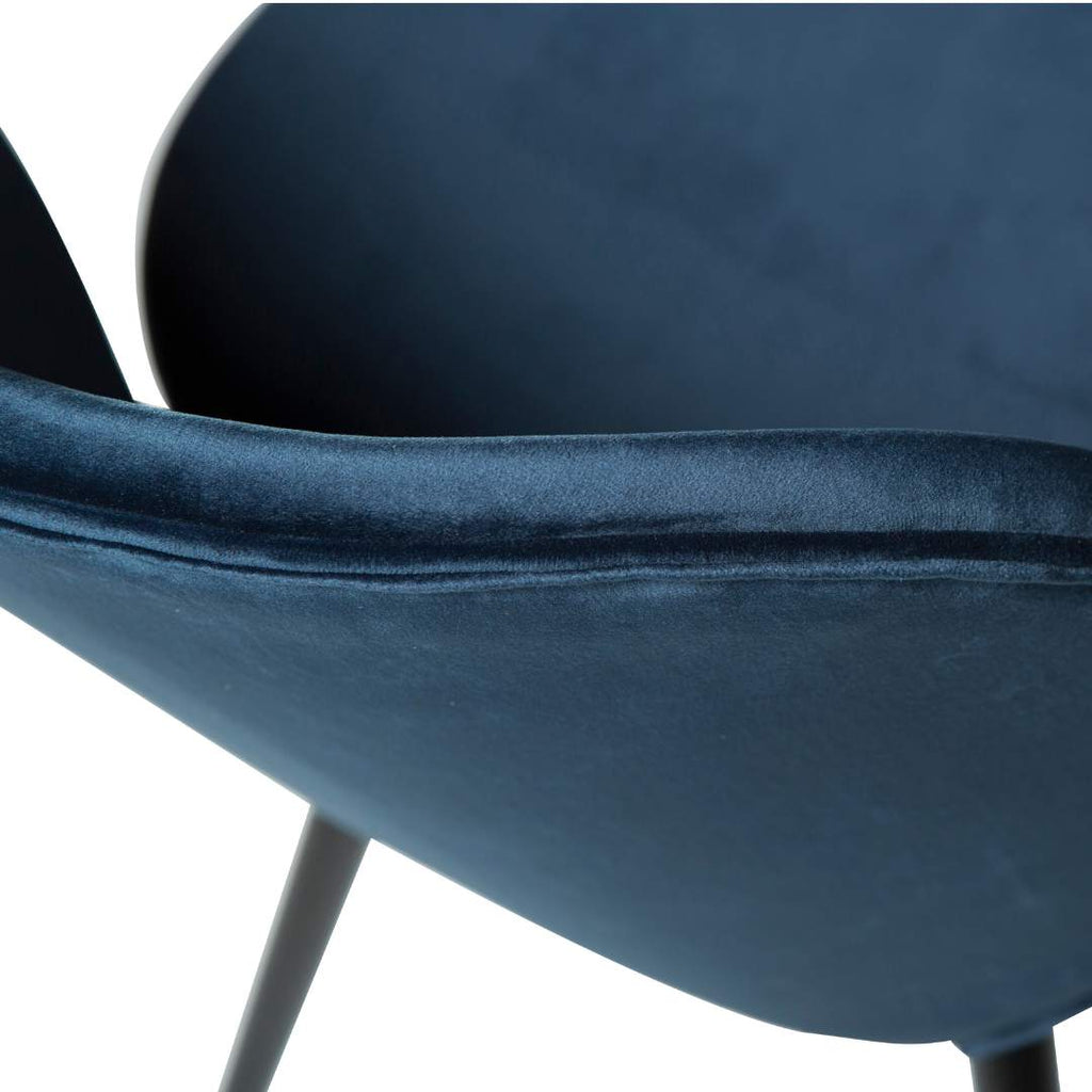 CLOUD Dining Chairs - Velvet, Black Metal Legs- Dining Furniture- Danform | Milola