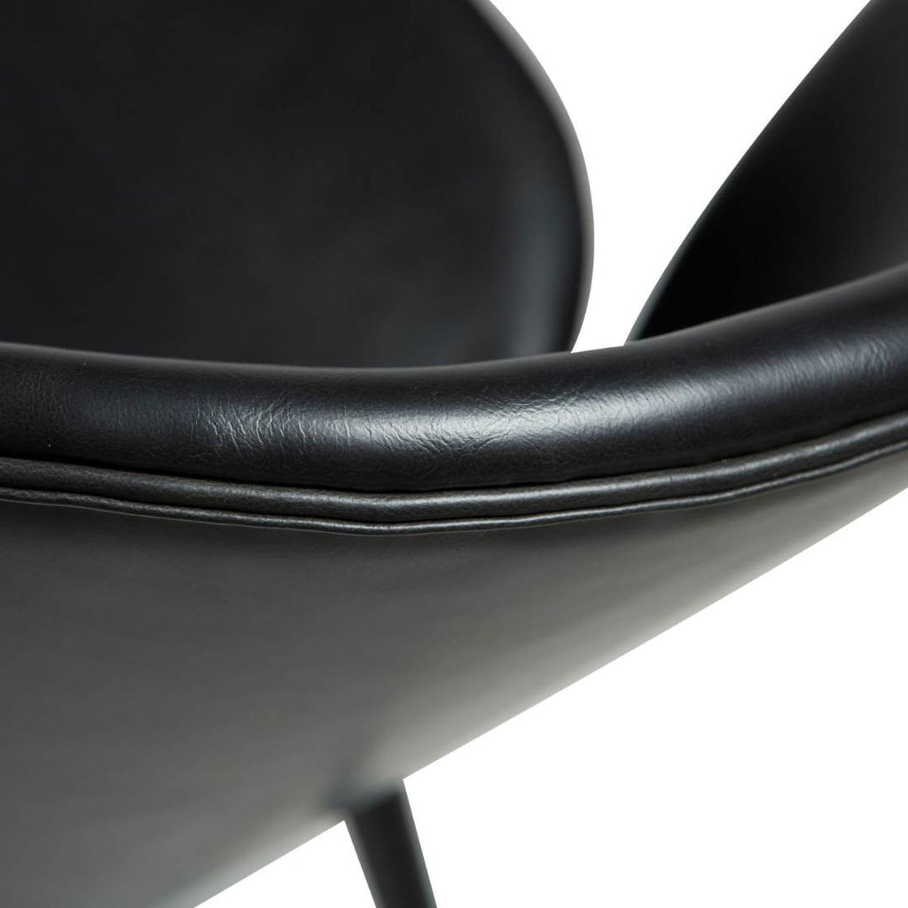 CLOUD Dining Chair - Art. Leather, Black Metal Legs-Dining Furniture- Danform | Milola