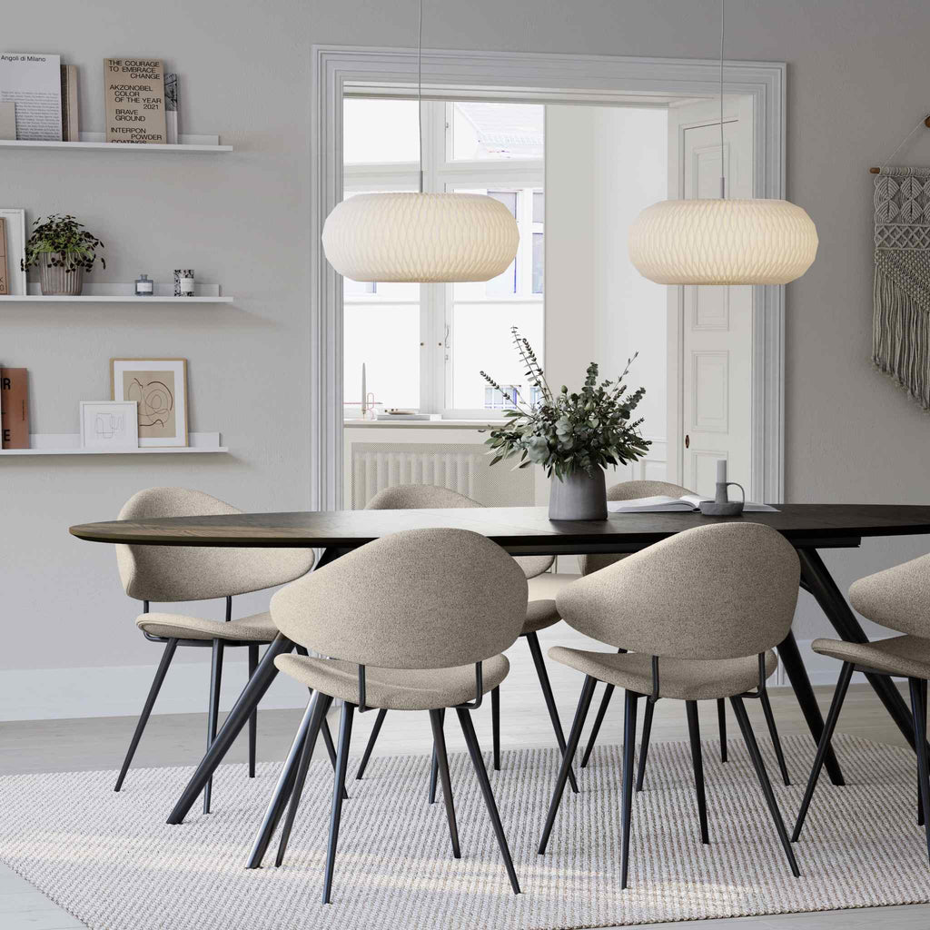 ECLIPSE Extendable Oval Dining Table - Scandinavian Design - Danform | Milola