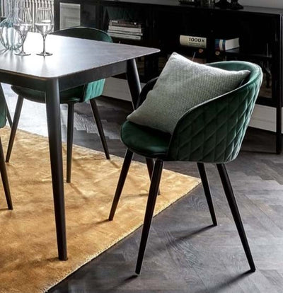 DUAL-Dining Chair-Fabric-Leather-Danform | Milola