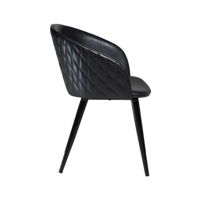 DUAL - Dining Chair in Black Leather - Danform | Milola