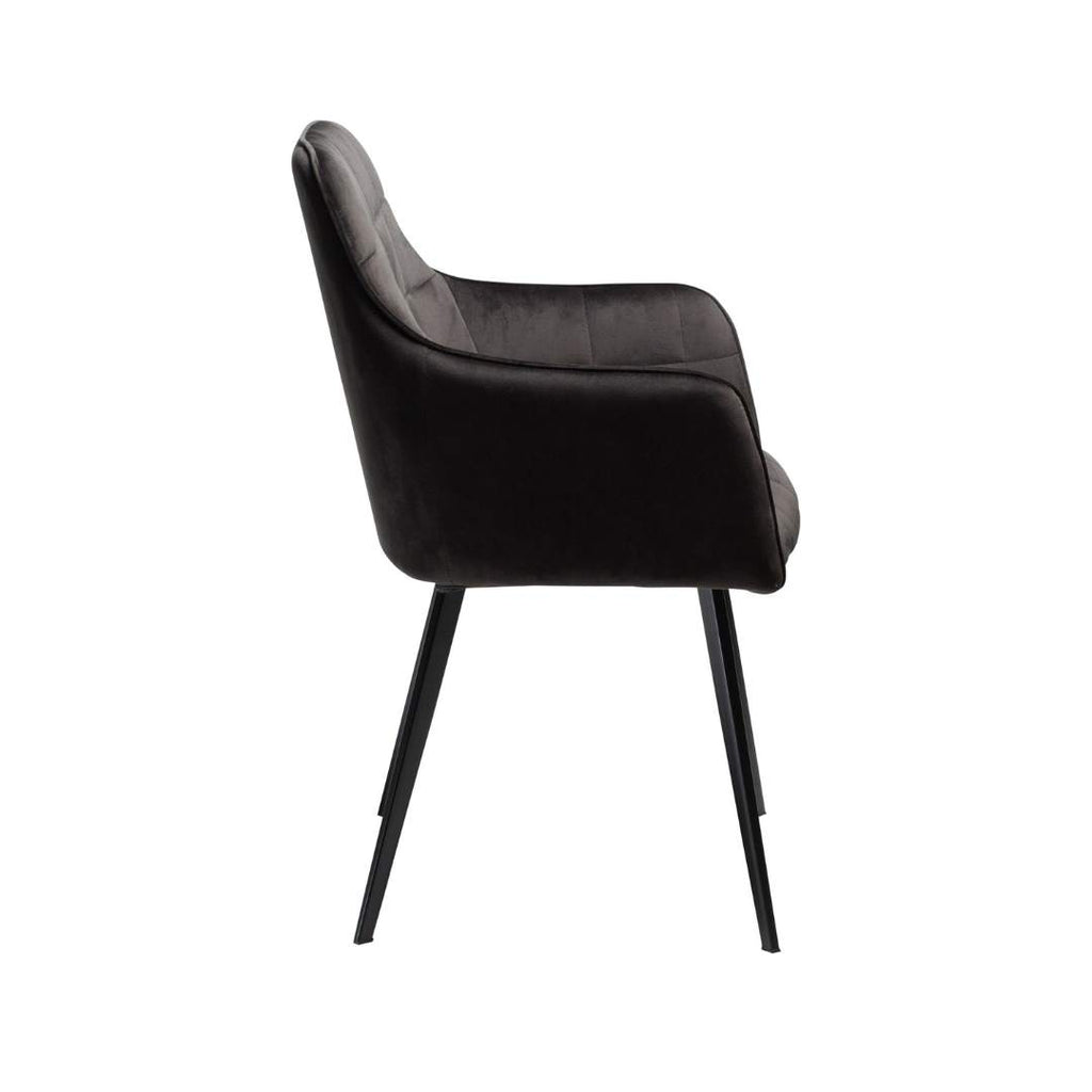EMBRACE - Armchair - Dining Chair - in Black- Danform | Milola