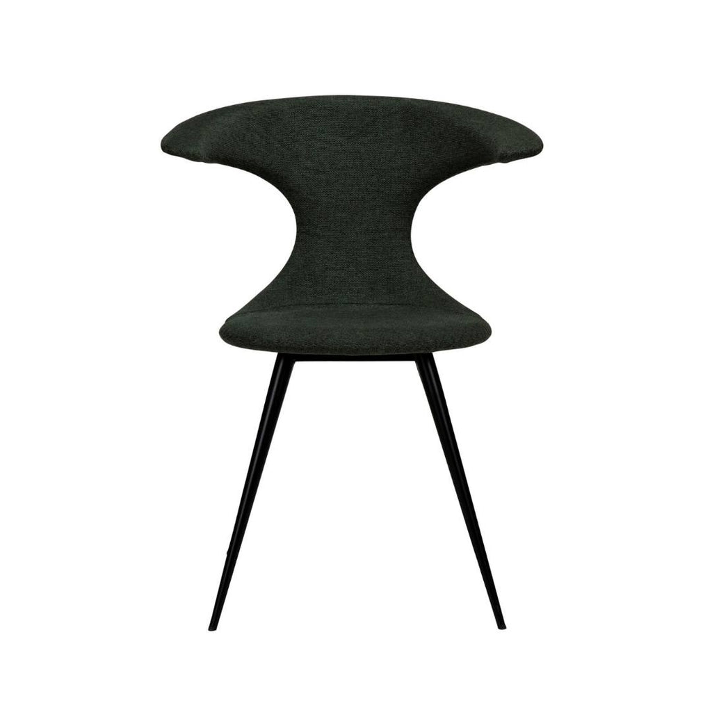 FLAIR - Dining Chair in Sage Green Fabric - Modern Design - Danform | Milola