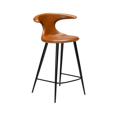 FLAIR Counter Stool - in Vintage Light Brown Art. Leather - Danform | Milola