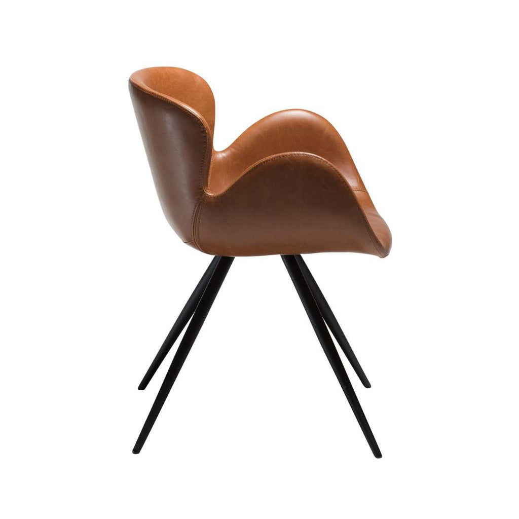 GAIA-Amrchair-Dining Chair-Leather-Danform | Milola