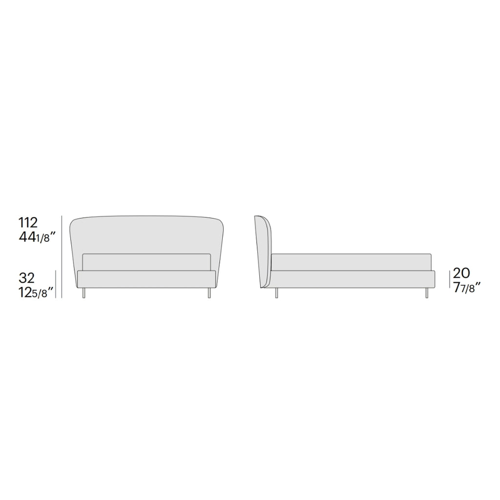 Karol Storage Bed - Luxurious Bed - Diagram - Bolzan | Milola