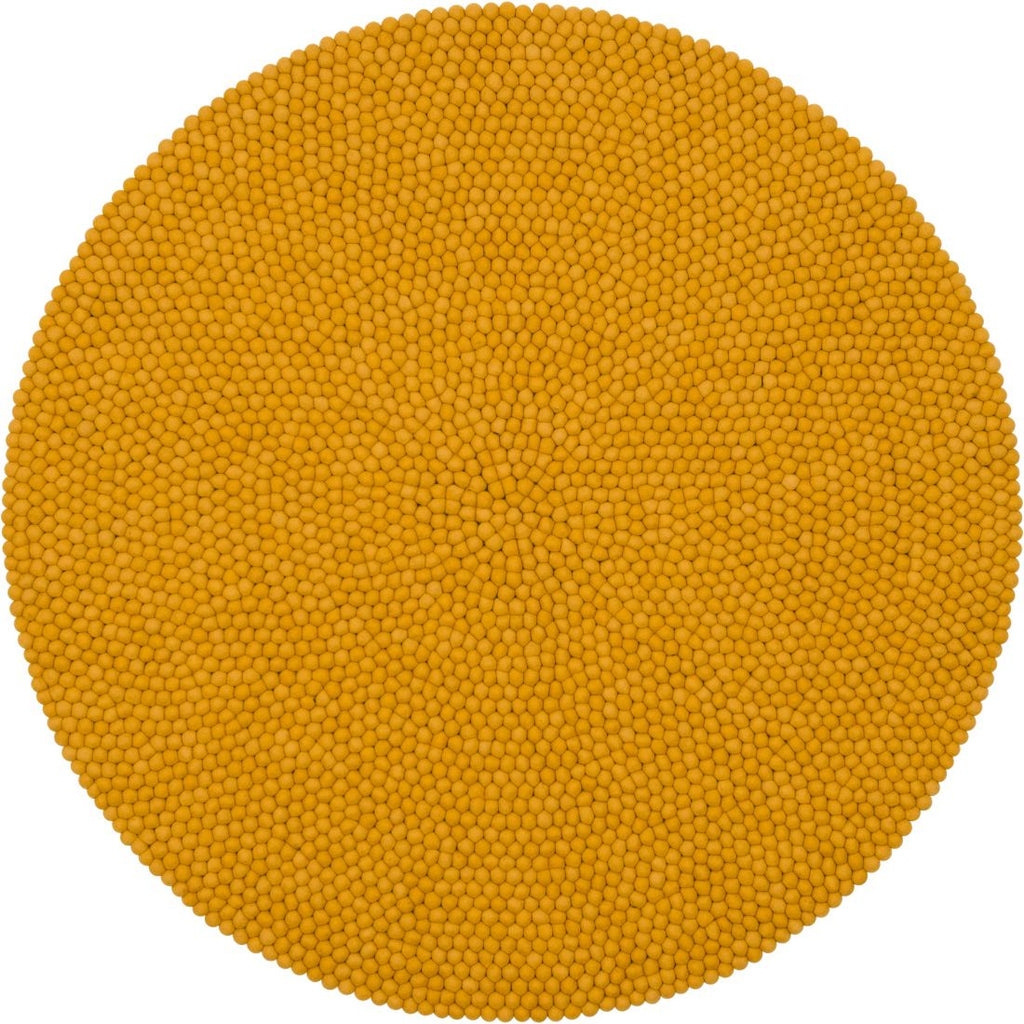 KLARA Felt Ball Round Rugs