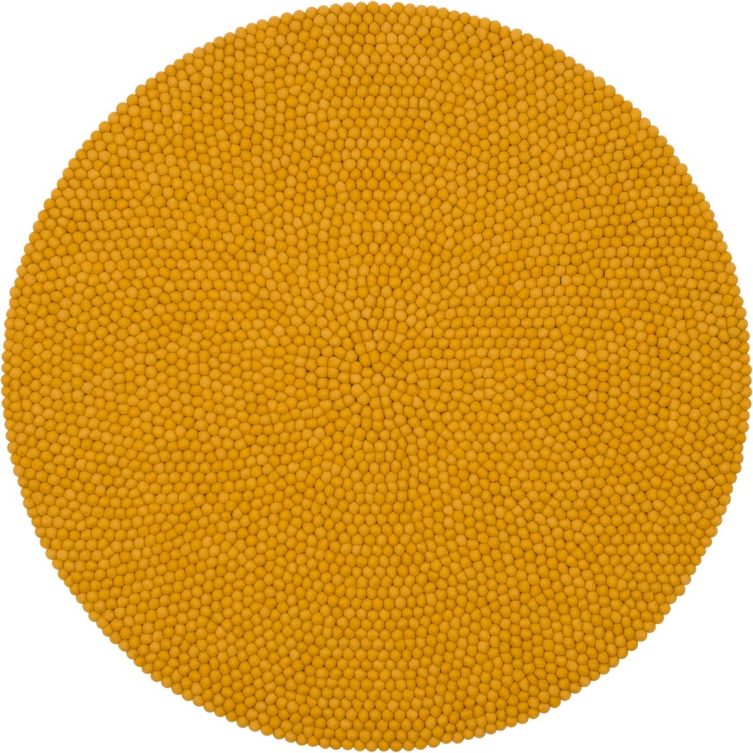 Klara Felt Ball Round Rugs