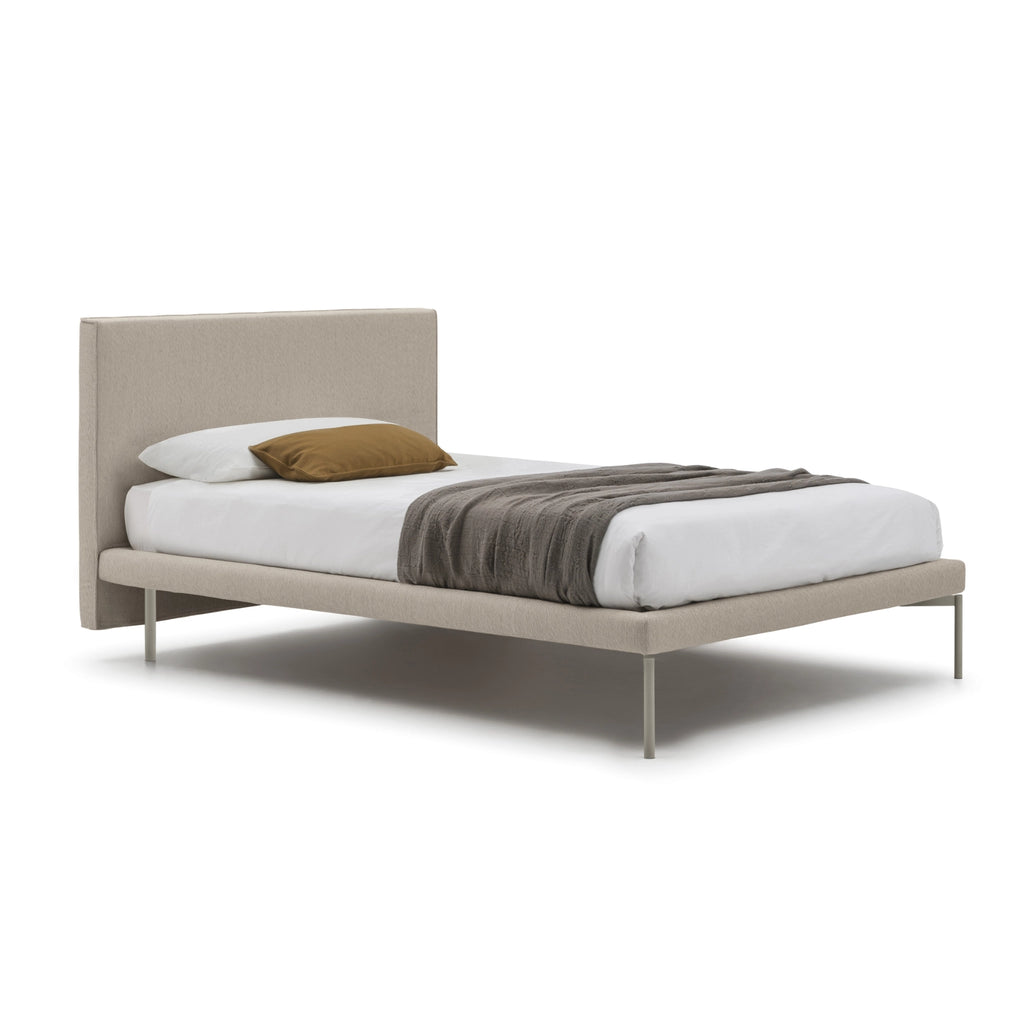 Metropolitan Single Bed - Upholstered Single Bed in Beige Cream - Bolzan | Milola