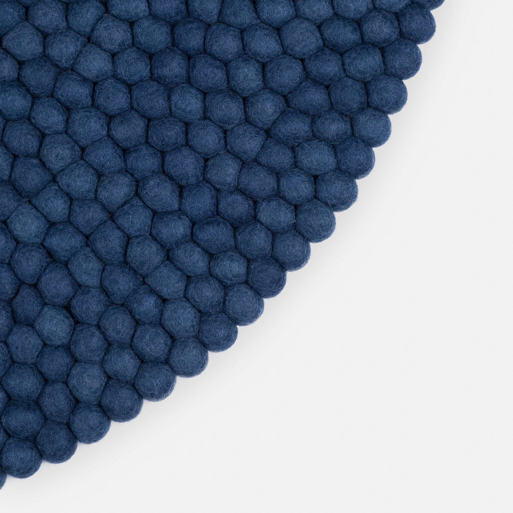 ALVA Felt Ball Round Rugs - myfelt | Milola