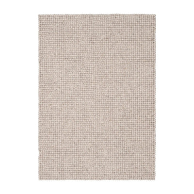 BELA Felt Ball Rectangle Rug in Beige - MyFelt | Milola