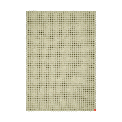 GREEN-BEIGE Big One Felt Ball Rectangular Rugs - Myfelt | Milola