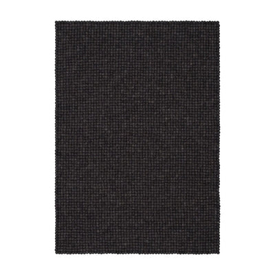 HUGO Felt Ball Rectangle Rug in Dark Grey - MyFelt | Milola