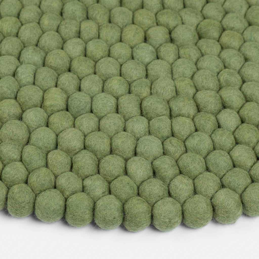 KASPAR Felt Ball Round Rugs - Myfelt | Milola