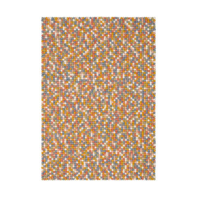 LIESE Felt Ball Rectangle Rug in Pastels - MyFelt | Milola