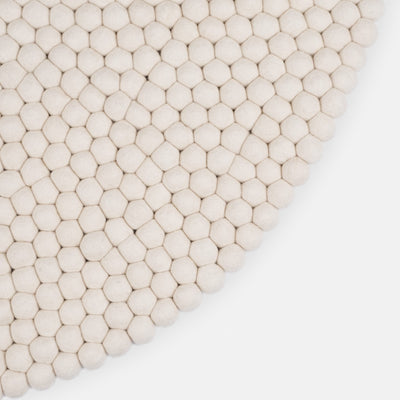 LINÉA Felt Ball Round Rugs - myfelt | Milola