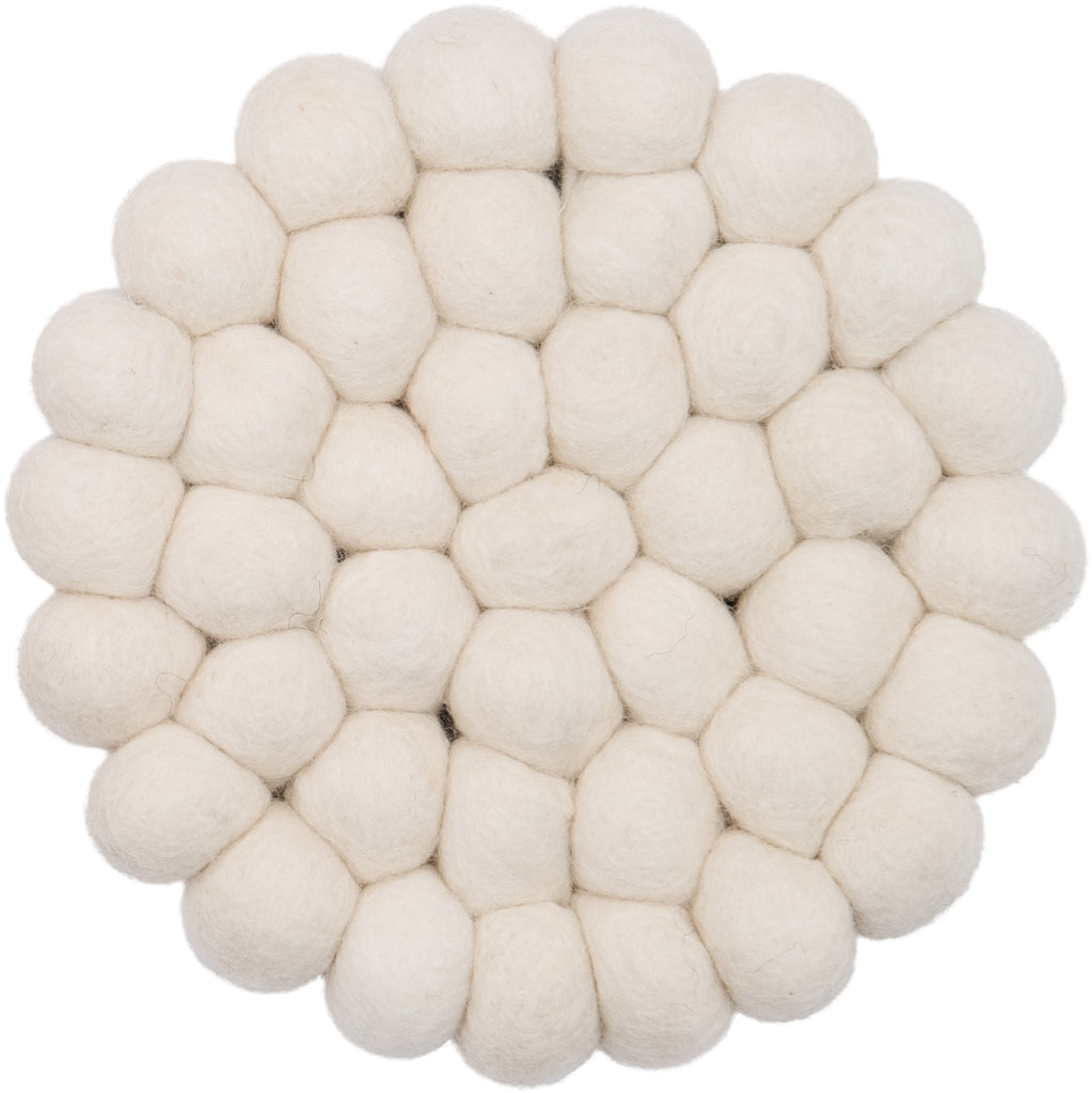 LINÉA Felt Ball Round Rugs - myfelt | Milola