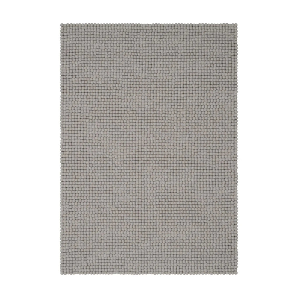LUIS Rectangle Rug - Felt Ball in Grey - Myfelt | Milola