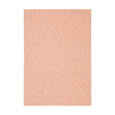 MERLE Felt Ball Rectangle Rug in Pink - MyFelt | Milola