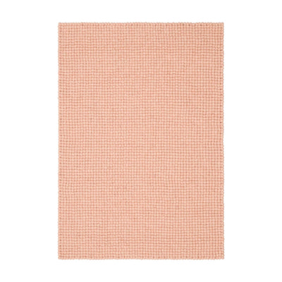 MERLE Felt Ball Rectangle Rug in Pink - MyFelt | Milola