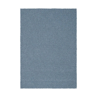 MIA Felt Ball Rectangle Rug in Blue - MyFelt | Milola