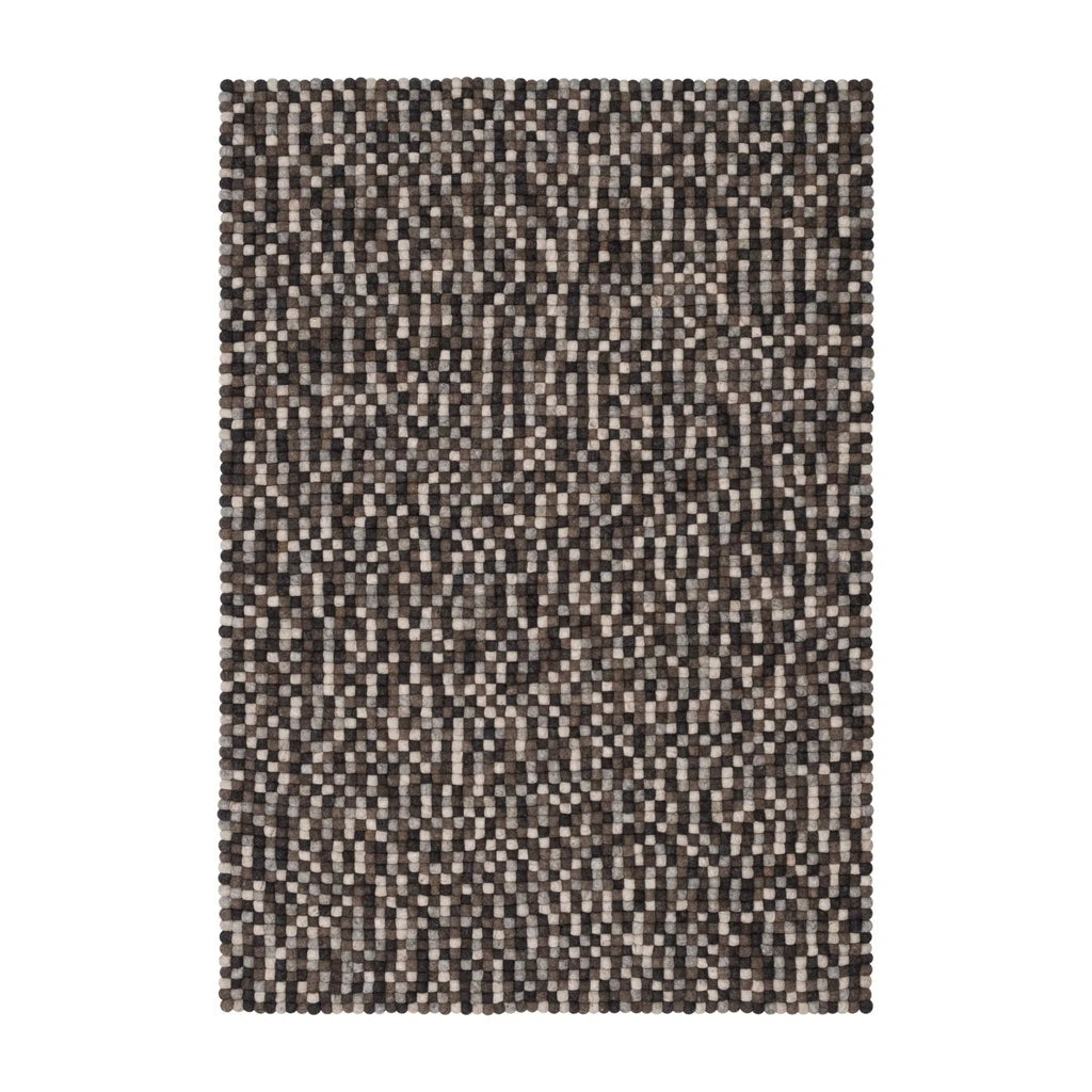 Tapis rectangulaires boule de feutre NELA