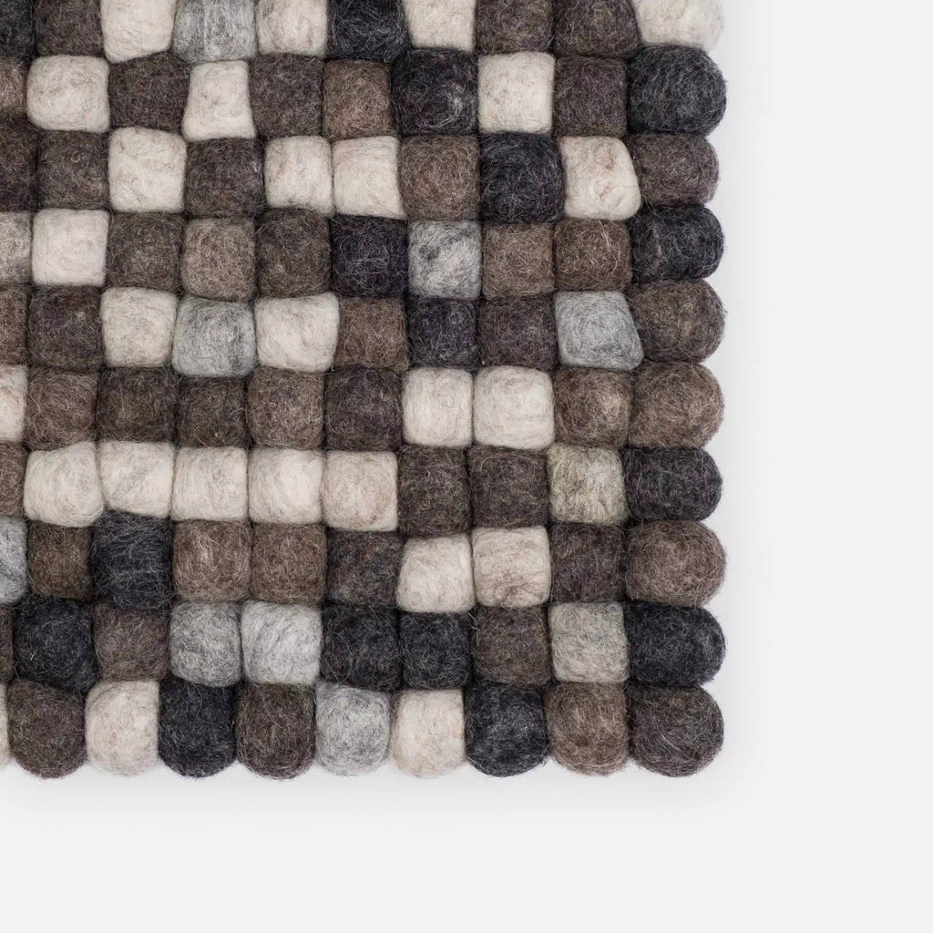 NELA Felt Ball Rectangular Rugs