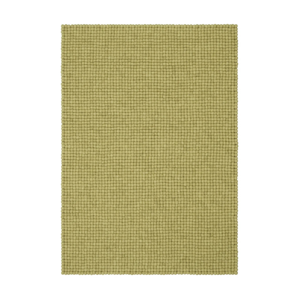 PITT Felt Ball Rectangle Rug in Dark Green - MyFelt | Milola