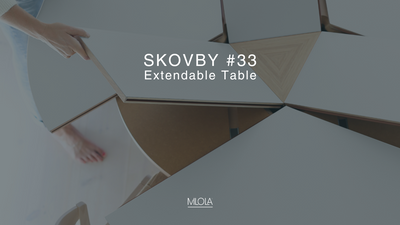 Skovby #33 Extendable Round Dining Table