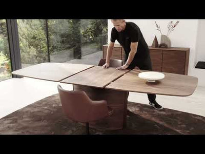 Skovby #116 Boatshaped Extendable Dining Table