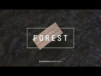 Table de salle à manger en bois massif Forest - Pieds en U en bois