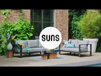 SAVONA - Outdoor Sofa Set in Grey - Suns | Milola