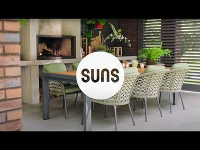 NAPPA - Outdoor Dining Chairs in Green - Suns | Milola