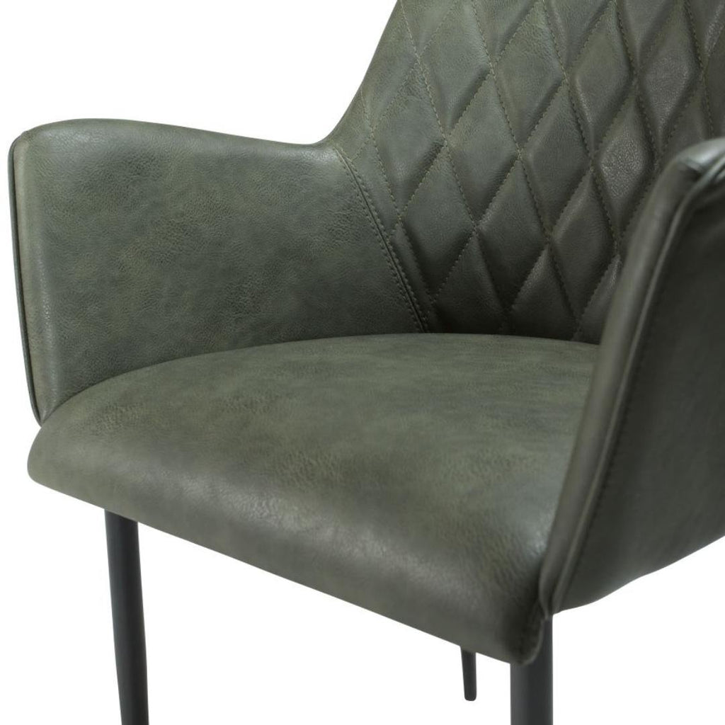 ROMBO-Armchairs-Dining Chair-Leather-Danform | Milola