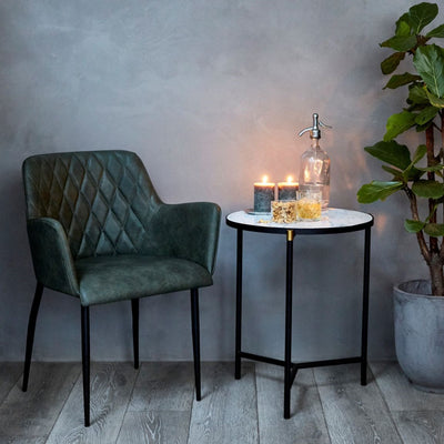 ROMBO-Armchairs-Dining Chair-Leather-Danform | Milola