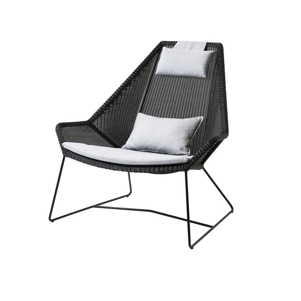BREEZE - Outdoor Highback Chair in Light Grey - Cane-Line | Milola
