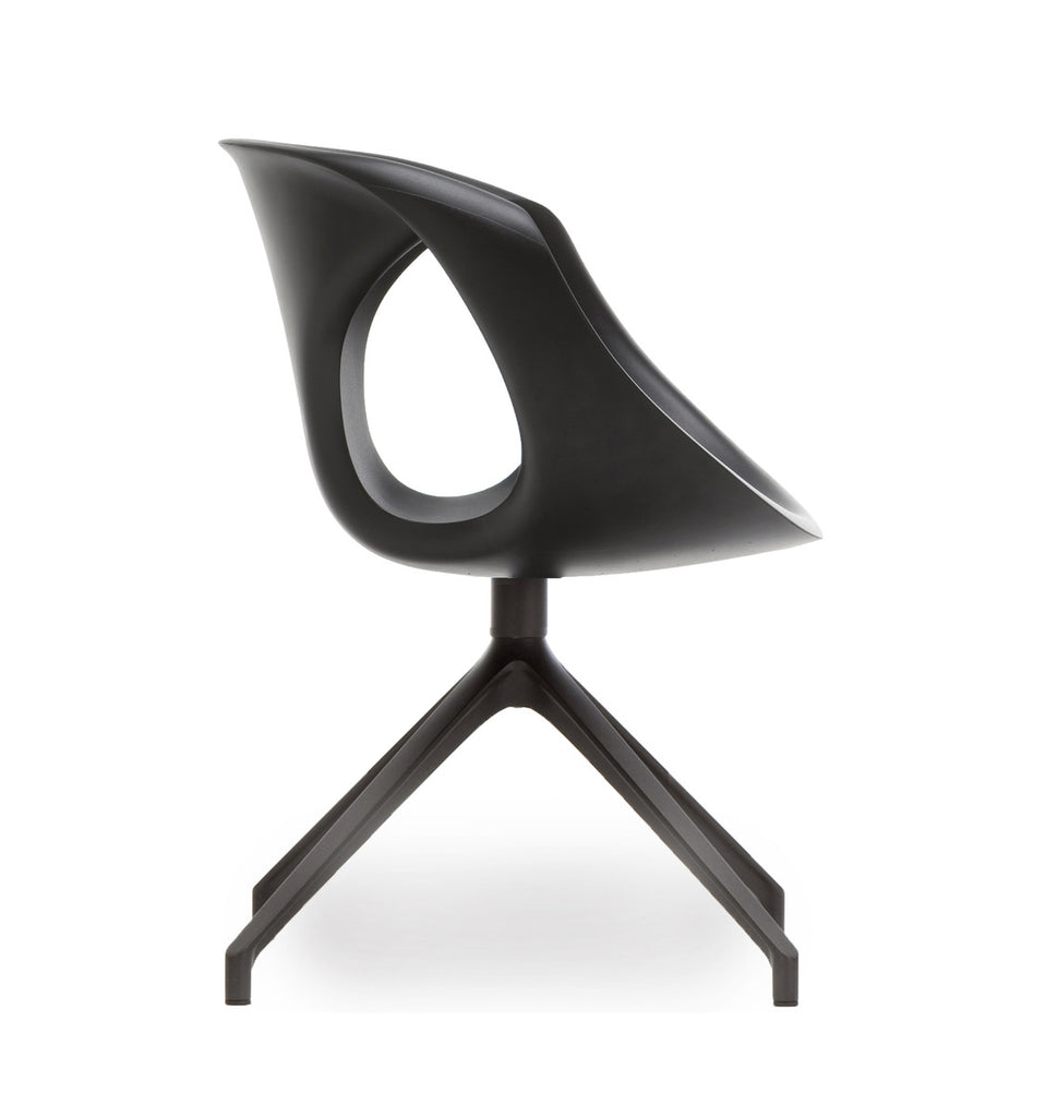 UP Soft Touch Dining Chair with Metal Legs