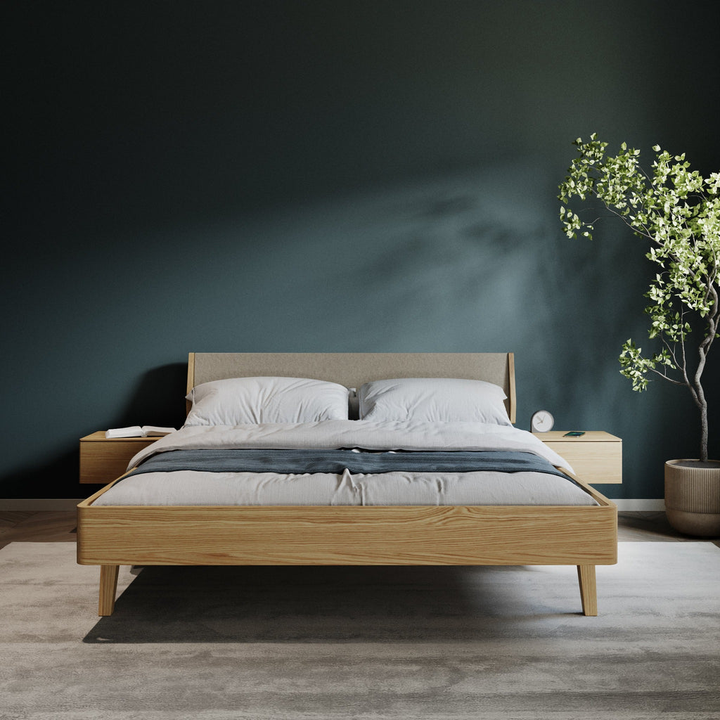 ASPECT - Wooden Bed - Scandinavian Style | Milola