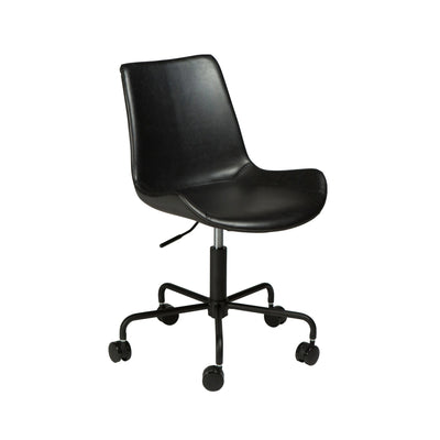 HYPE - Office Chair with Leather - in Black - Danform | Milola