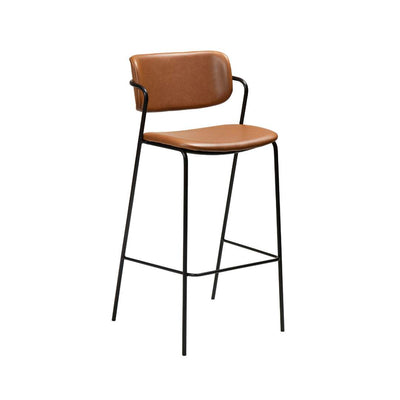 Zed Bar Stool - Dining Furniture - in Vintage Light Brown - Danform | Milola