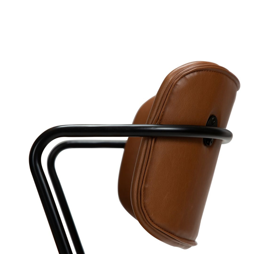 ZED-Dining Chair-Brown-Leather-Danform | Milola