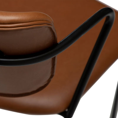 ZED-Dining Chair-Brown-Leather-Danform | Milola