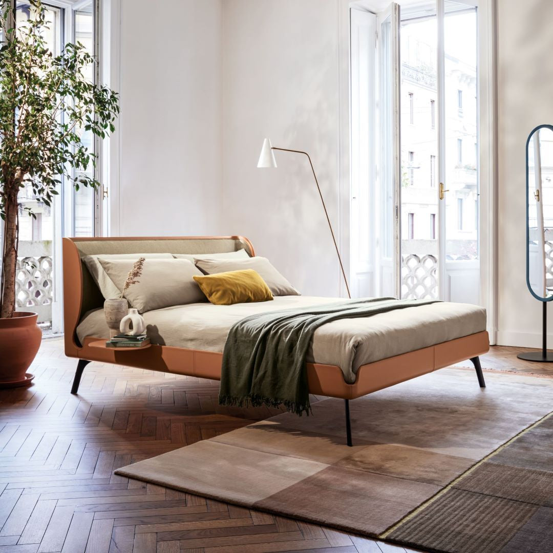 Gabri Leather Bed