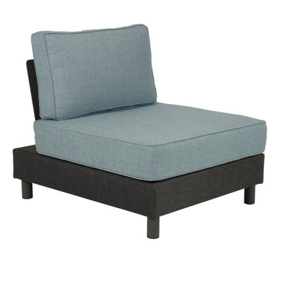Battleford Outdoor Modular Sofa Set - Aqua Cool